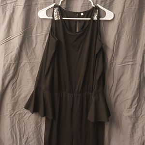 Jumpsuit  off the shoulders w/glam sequins sz xlg